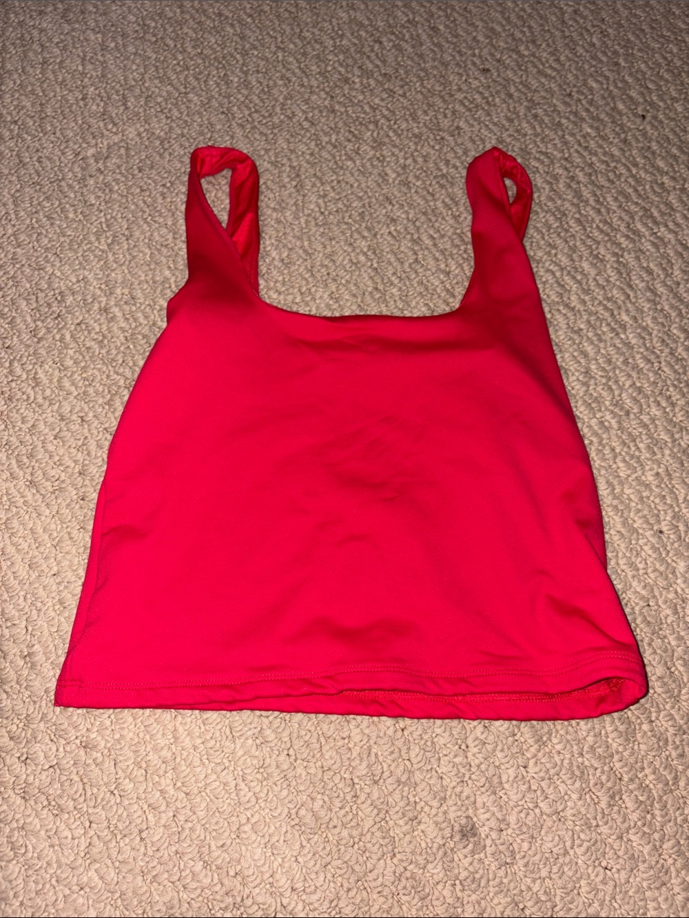 The Southern Shirt Company Bright Pink Square Neck Tank